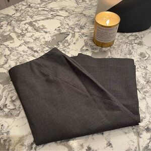 THEORY | Light Pencil Skirt in Dark Grey